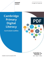 Cambridge Primary Digital Literacy: Curriculum Outline