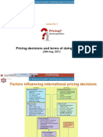 14 PART IV-DESIGNING THE GLOBAL MARKETING PROGRAM_Pricing decisions and terms of doing branding_Lecture no. 7-2