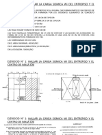 Ejercicios Resueltos. Centro de Masa y Peso Sismico