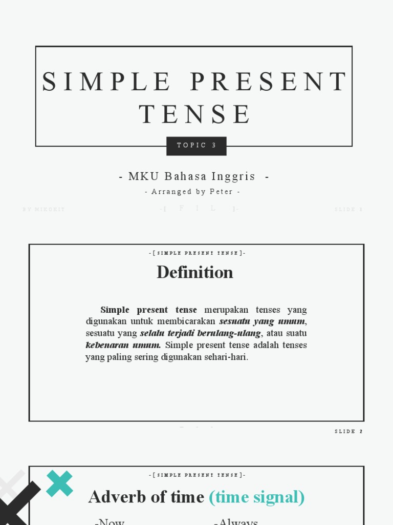 Simple Present Tense Explained | PDF | Grammar | Cognitive Science