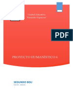 Proyecto Interdisciplinar Humanistico 6 Segundo Bgu