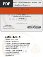 Offer Bazaar: Minor Project Report On