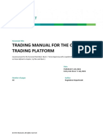 Trading Manual For The Optiq Trading Platform: Document Title