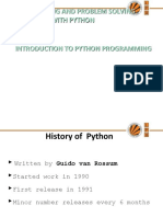 Programming and Problem Solving With Python