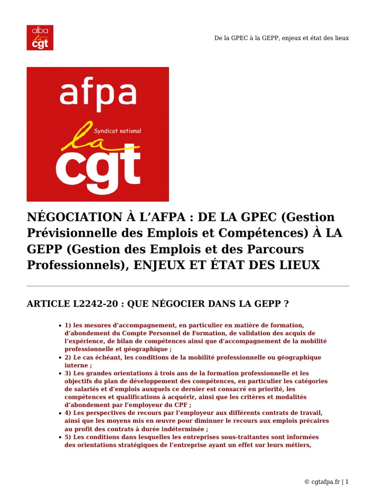 La Gpec Devient Gepp , GPEC-GEPP : tout savoir sur la notion d ...