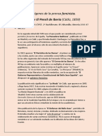 Los Orígenes de La Prensa Feminista El Caso de El Pensil de Iberia