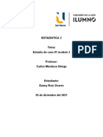 Estadistica 2 Danny Estudio de Caso 1 - Módulo Tres