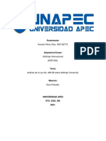 Analisis de Ley 489-08 (Arbitraje Int.)