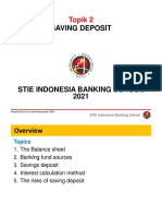 Saving Deposit: Topik 2