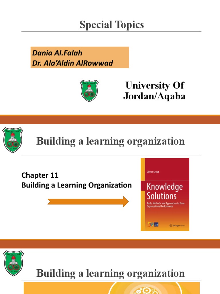 Building a Learning Organization Guide | PDF | Learning | Reflective ...
