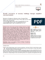 Focussed On Fracture and Damage Detection in Masonry Structures