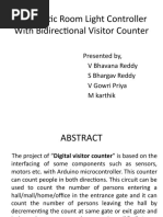 Automatic Room Light Controller With Bidirectional Visitor Counter PDF Free