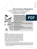 Prácticas de Recursos Humanos