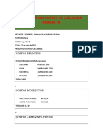 Calcular Los Costos de Salchipapa