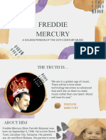 Freddie Mercury: A Golden Person of The 2oth Century Music