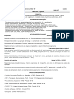 Gestor logístico experiente busca oportunidade