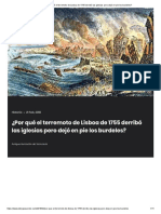 ¿Por Qué El Terremoto de Lisboa de 1755 Derribó Las Iglesias Pero Dejó en Pie Los Burdeles