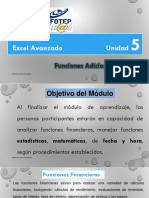 Guia Funciones Adicionales Unidad 5 Excel A