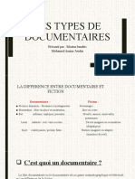 Les Types de Documentaires