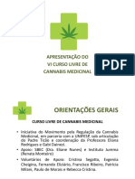 Apresentação Do Vi Curso de Cannabis Medicinal