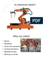What are industrial robots