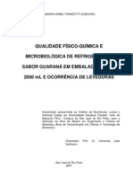 Qualidade Fisico-quimica e mircrobiológica de refrigerantes