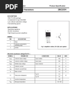 Silicon NPN Power Transistors: Savantic Semiconductor Product Specification