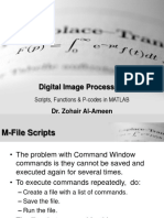 Digital Image Processing: Scripts, Functions & P-Codes in MATLAB