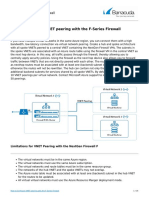 How To Configure VNET Peering With The F-Series Firewall