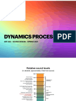 Dynamics Processing: Art 383 - Sound Design - Spring 2021