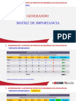 Matriz de Importancia