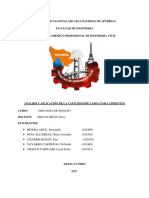 Analisis y Aplicación de la capacidad de carga para cimientos