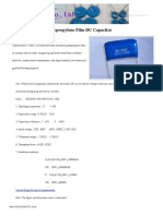 Polypropylene Film DC Capacitor 