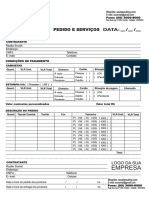 Modelo para Pedidos e Orçamentos