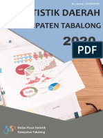 Statistik Daerah Kabupaten Tabalong 2020