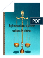 Presentation Reglementation en Securite Sanitaire Des Aliments