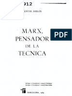AXELOS, KOSTAS - Marx, Pensador de La Técnica (OCR) [Por Ganz1912]