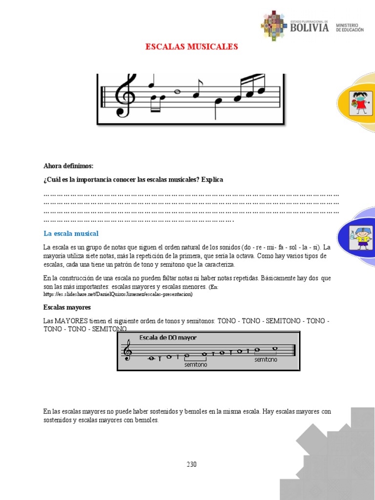 Escalas Musicales PDF Escala (música) Escala menor