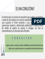 ¿Qué Es Una Consultora?: Consultor