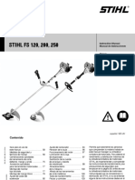 Manual de Instrucciones 120 - 200 - 250