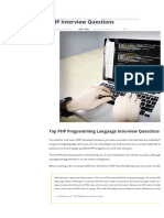 PHP Interview Questions - CodinGame For Work