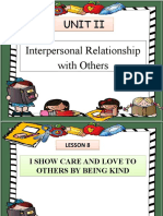 Unit Ii Unit Ii: Interpersonal Relationship With Others