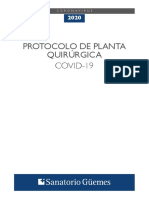 Protocolo de Planta Quirúrgica COVID-19: Coronavirus