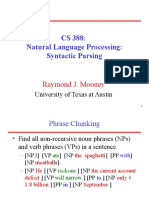CS 388: Natural Language Processing: Syntactic Parsing: Raymond J. Mooney