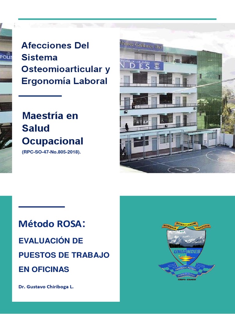 Evaluación Ergonomía Método ROSA | PDF