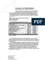 Proposal Appendix - Certification, Warranty and Catalog Cuts
