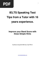 IELTS Speaking Test Tips Free Report