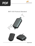 MXT-1XX Protocol Standard