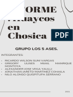 INFORME - Huaycos en Chosica