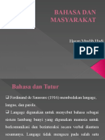 Bahasa Dan Masyarakat (Hasan Muslih Hadi)